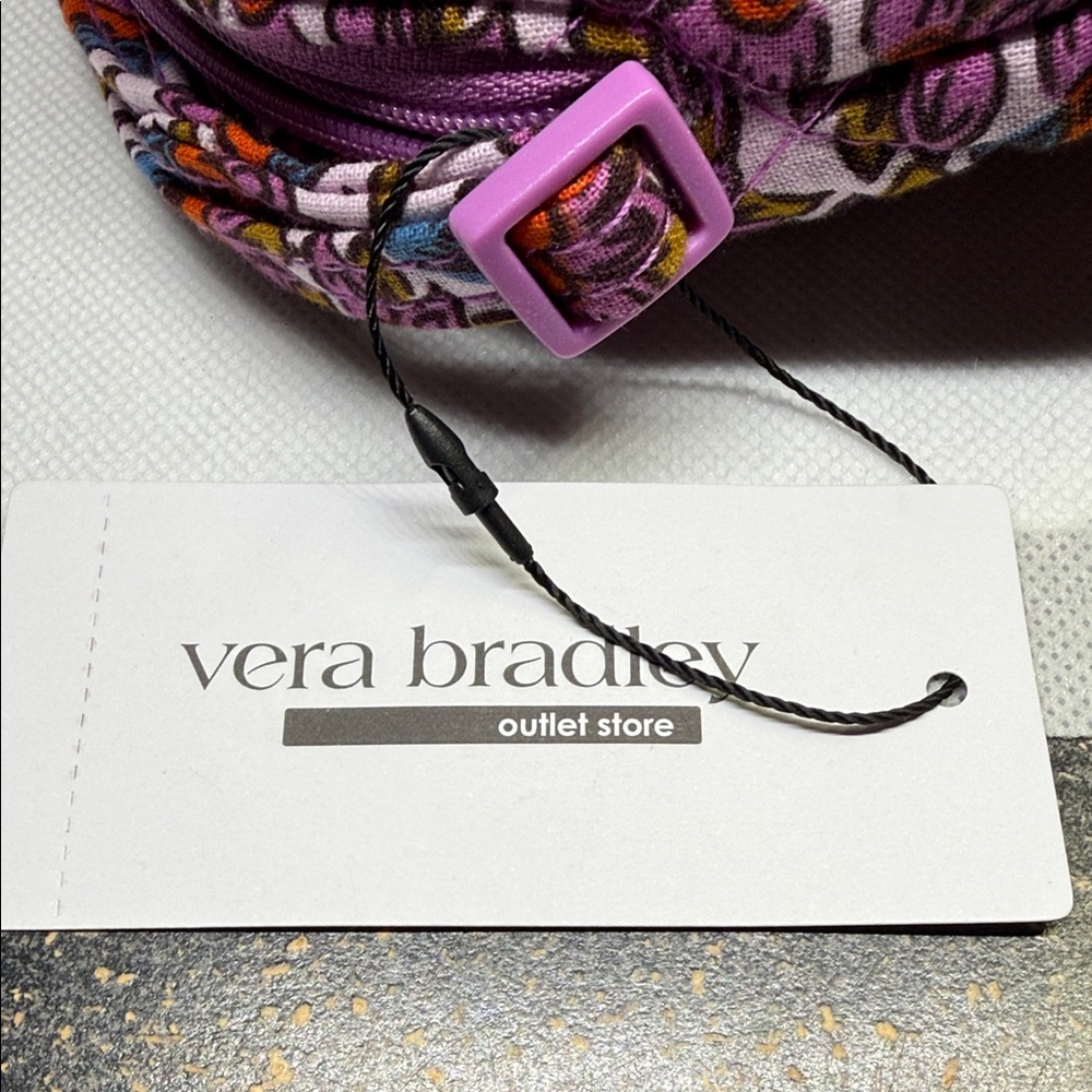 Vera Bradley Bag Cross Body Small Scaevola Fan Flower Patterned - Picture 5 of 11
